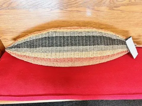 38" Length Woven Boat Tray/ Basket