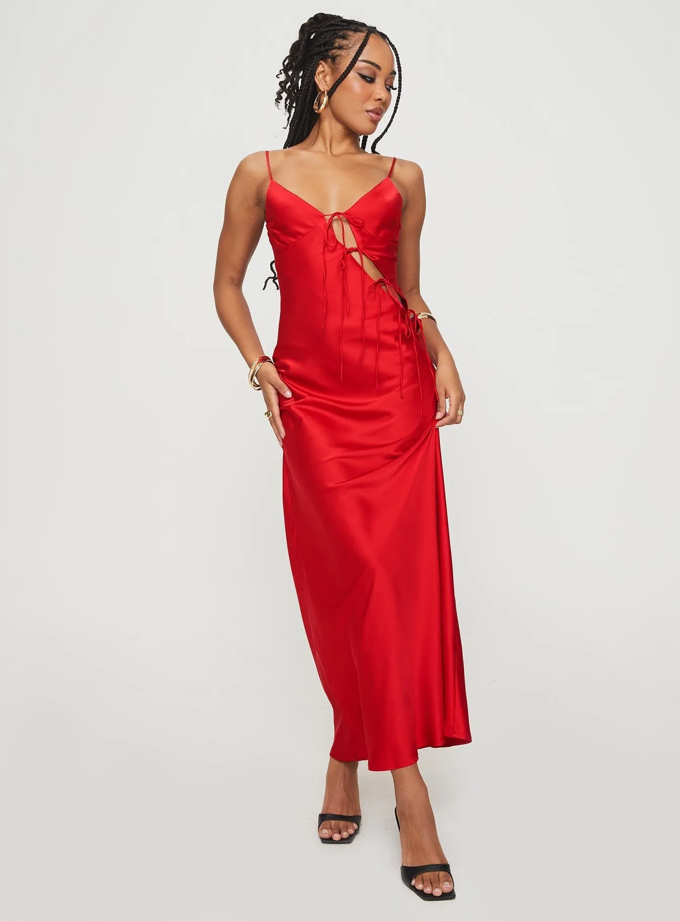 About A Girl Maxi Dress Red