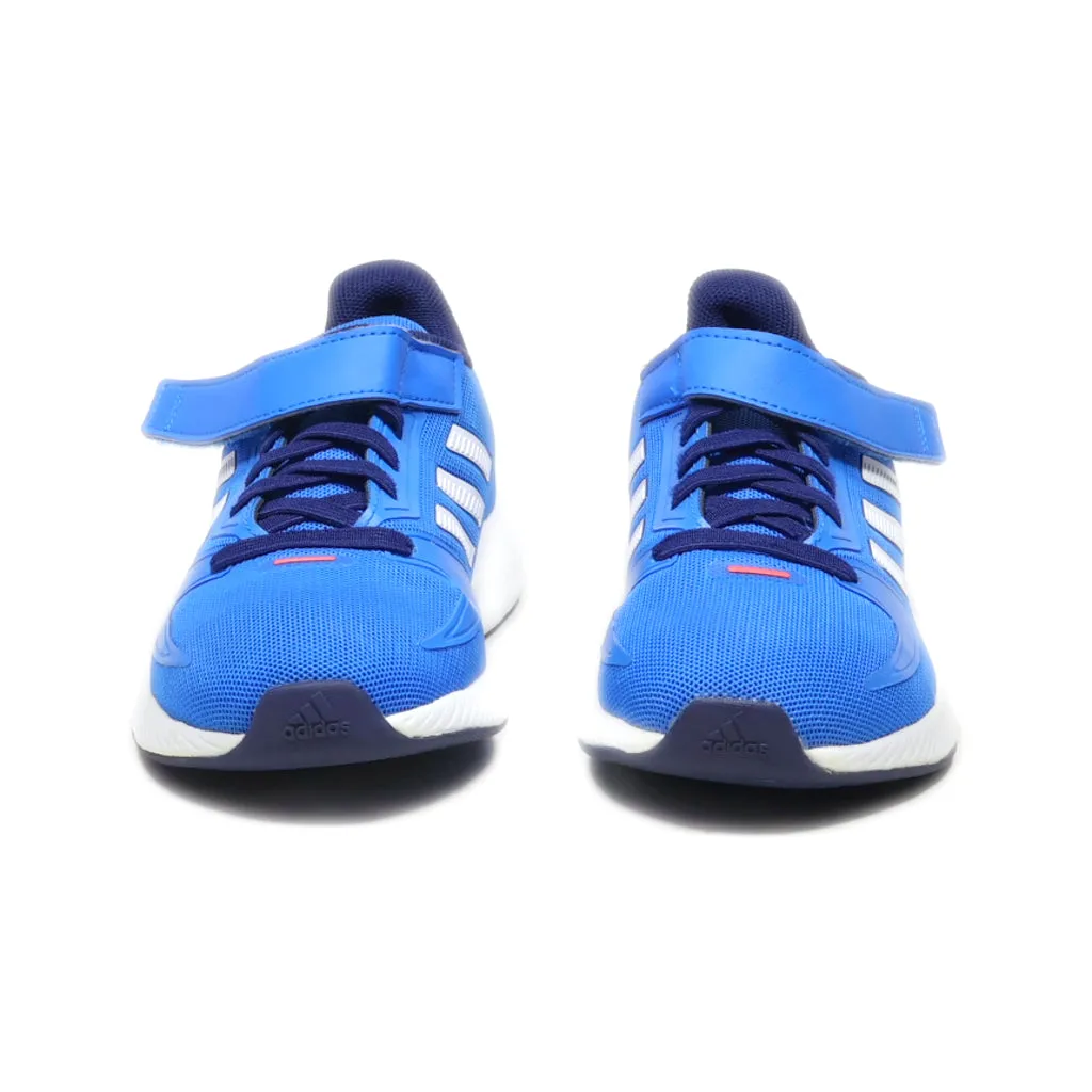 Adidas Runfalcon 2.0 El K Running Sport Shoes Leather Blue Colour For Kids