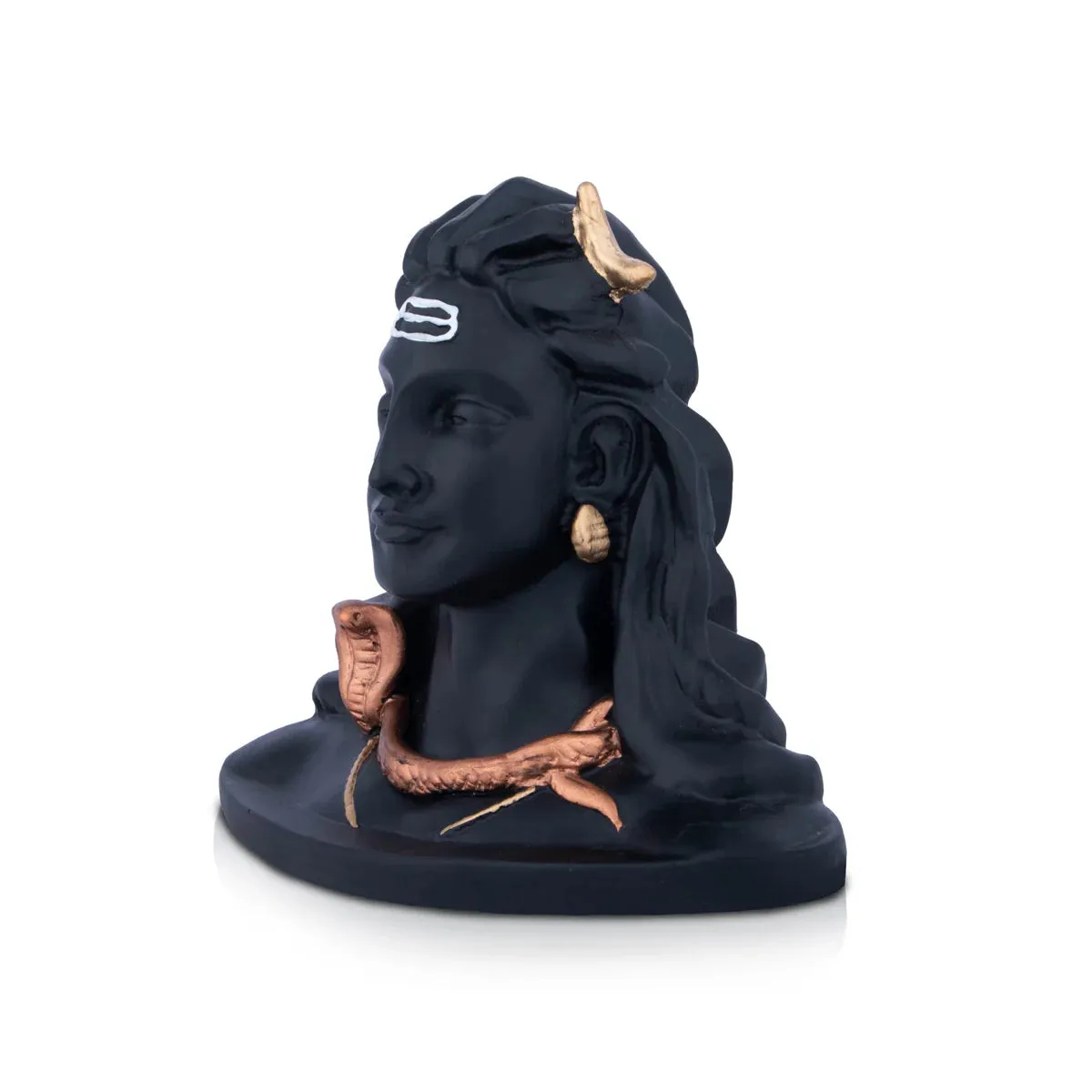 Adiyogi Idol - 4.5 x 5 Inches | Resin Mahadev Statue/ Lord Shiva Statue for Home