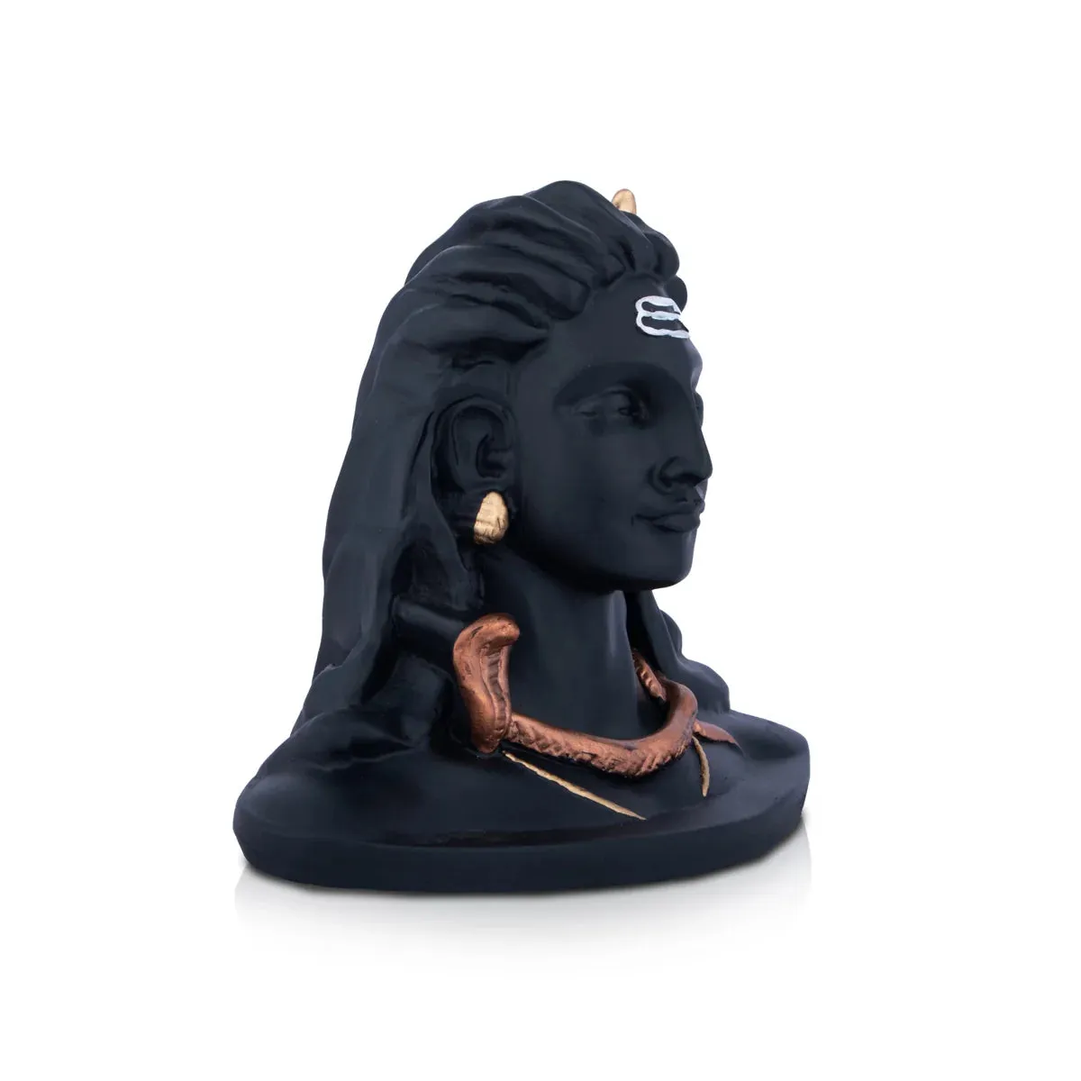 Adiyogi Idol - 4.5 x 5 Inches | Resin Mahadev Statue/ Lord Shiva Statue for Home