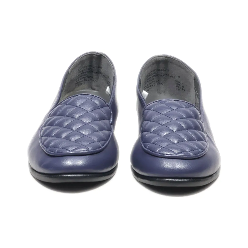 Aerosoles Aii Loafers Leather Blue Colour For Women