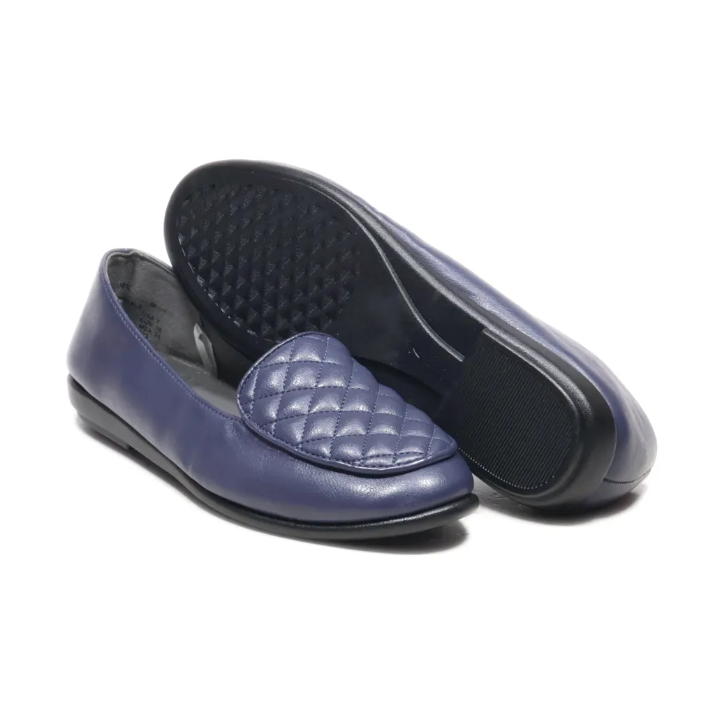 Aerosoles Aii Loafers Leather Blue Colour For Women