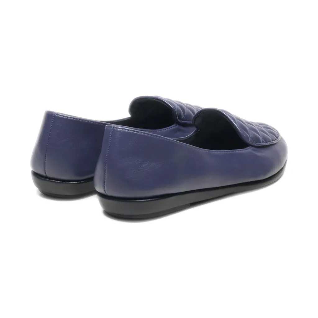 Aerosoles Aii Loafers Leather Blue Colour For Women