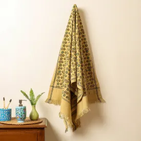 Ajrakh Block Printed Handloom Cotton Towel