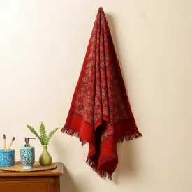 Ajrakh Block Printed Handloom Cotton Towel