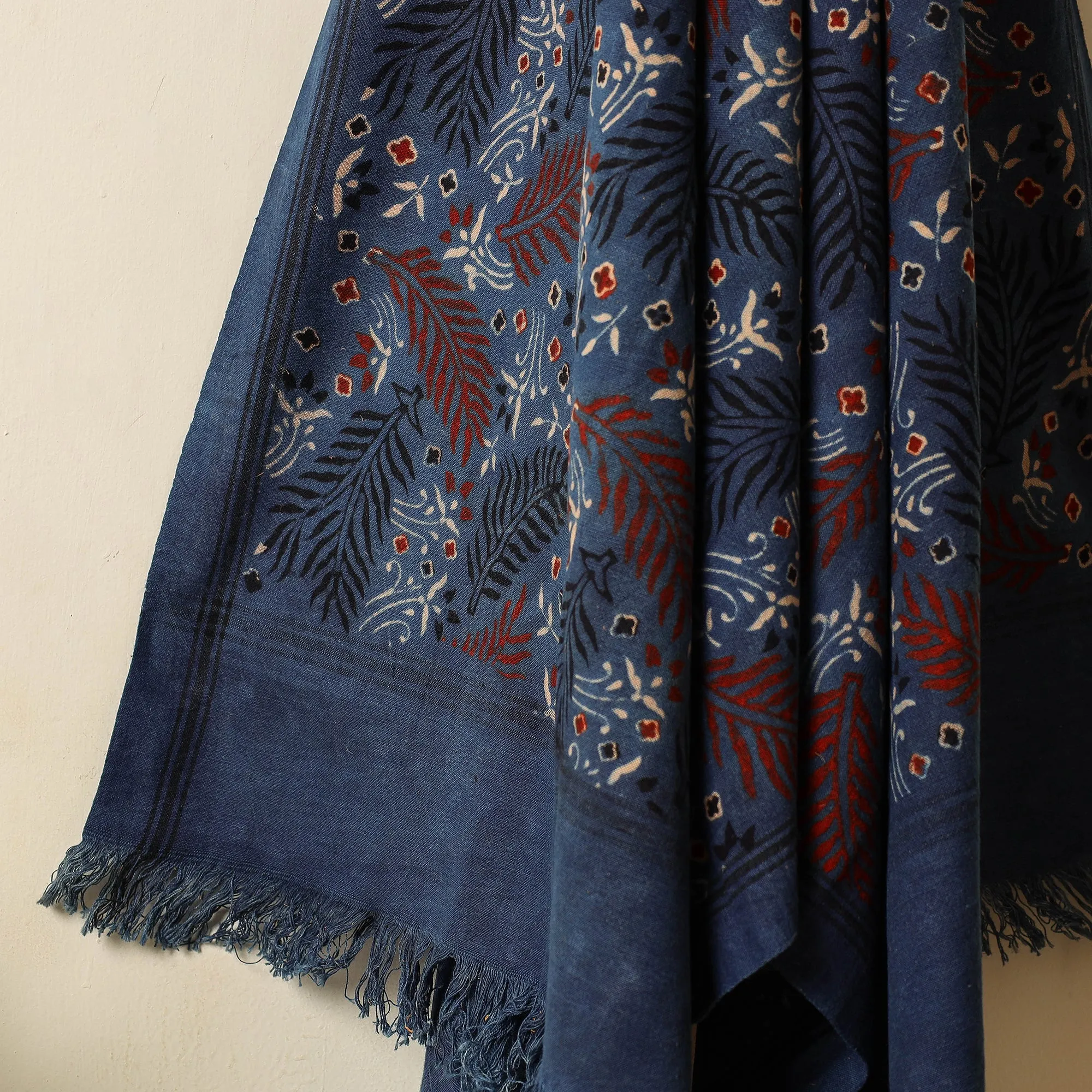 Ajrakh Block Printed Handloom Cotton Towel