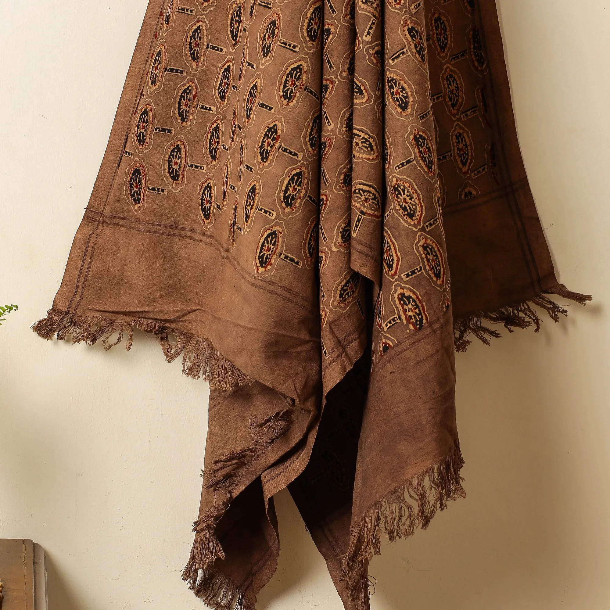 Ajrakh Block Printed Handloom Cotton Towel