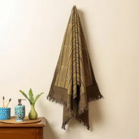 Ajrakh Block Printed Handloom Cotton Towel