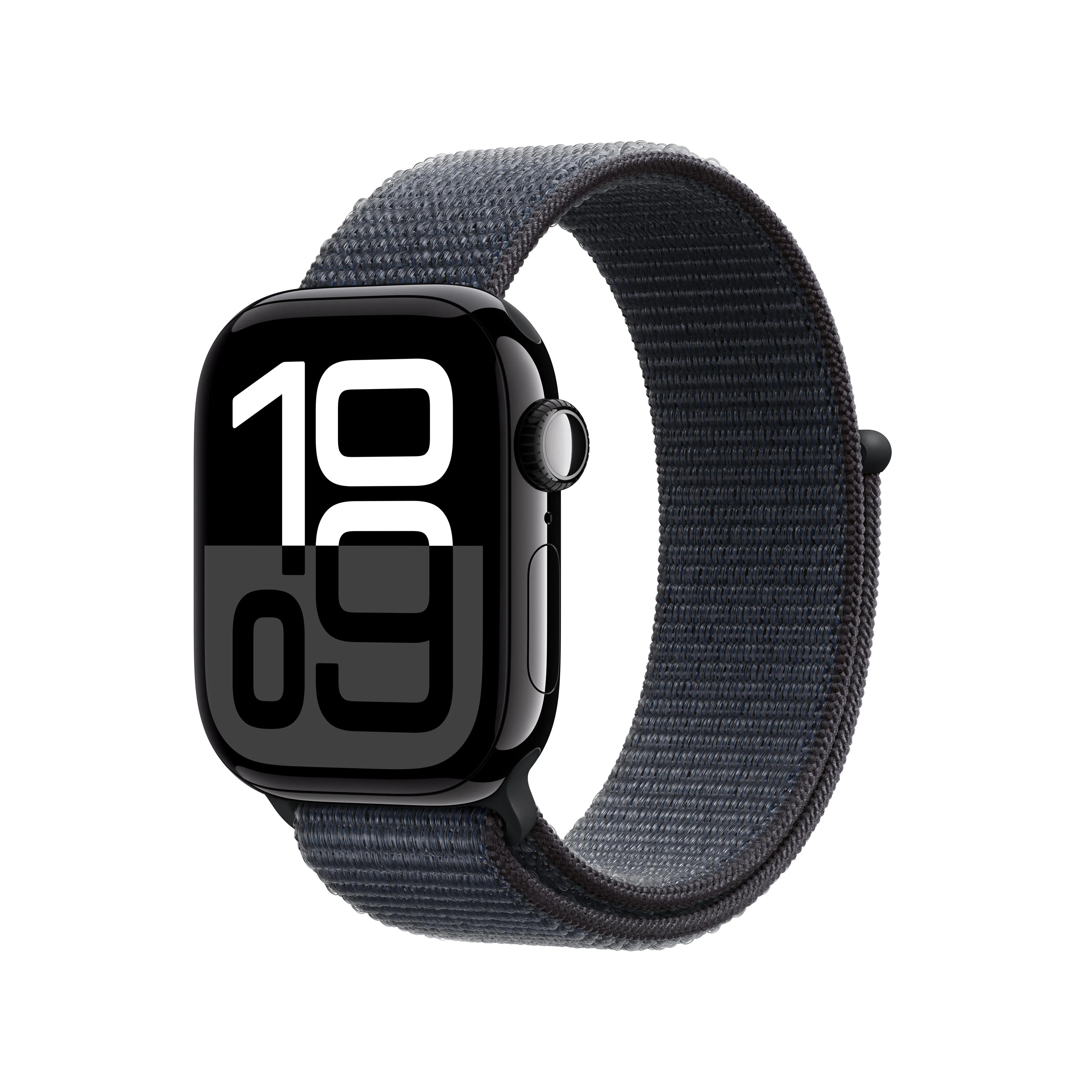 Apple Watch Series 10 GPS   Cellular 42mm Jet Black Aluminium Case with Ink Sport Loop