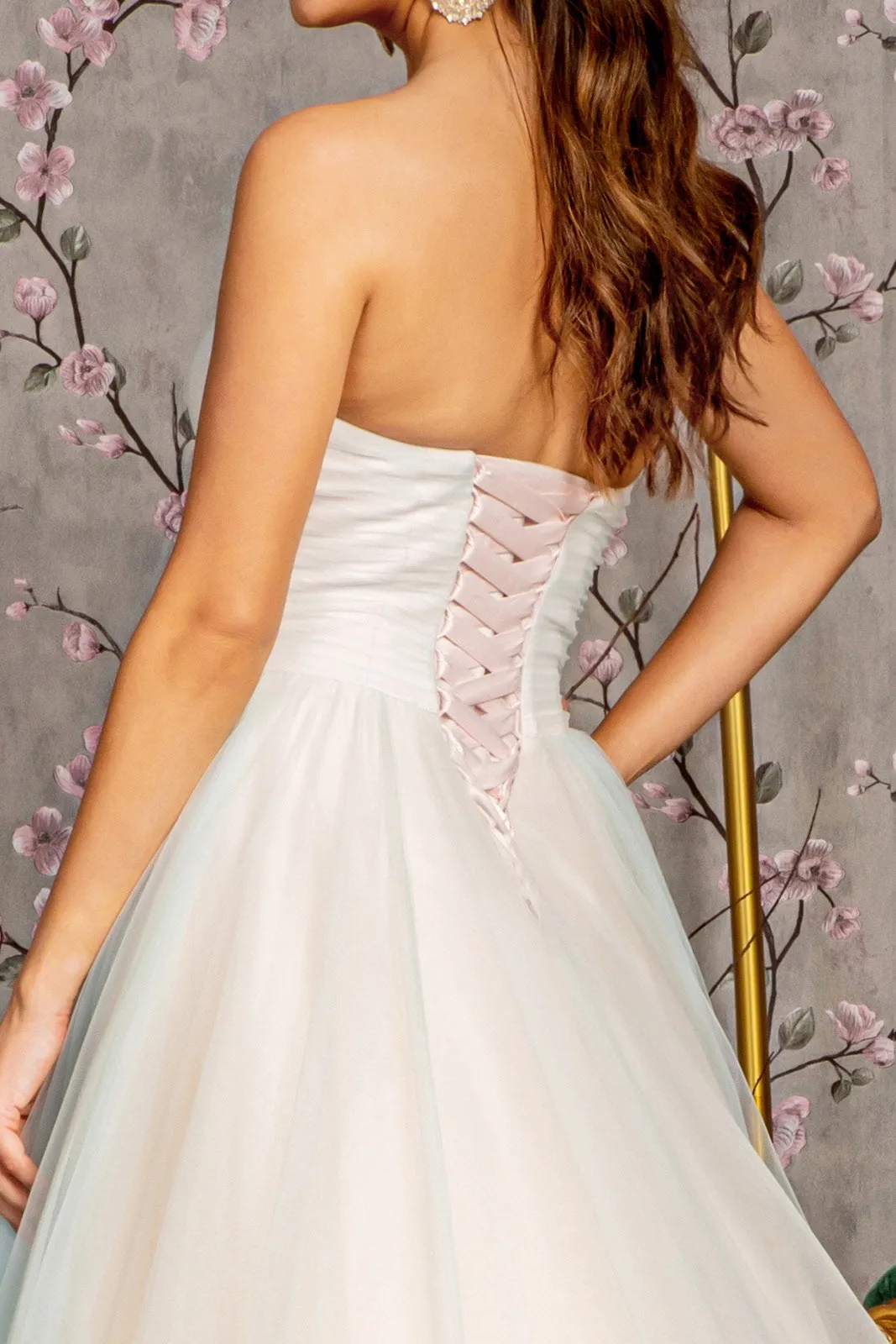 Applique Strapless A-line Ball Gown by GLS Gloria GL3244