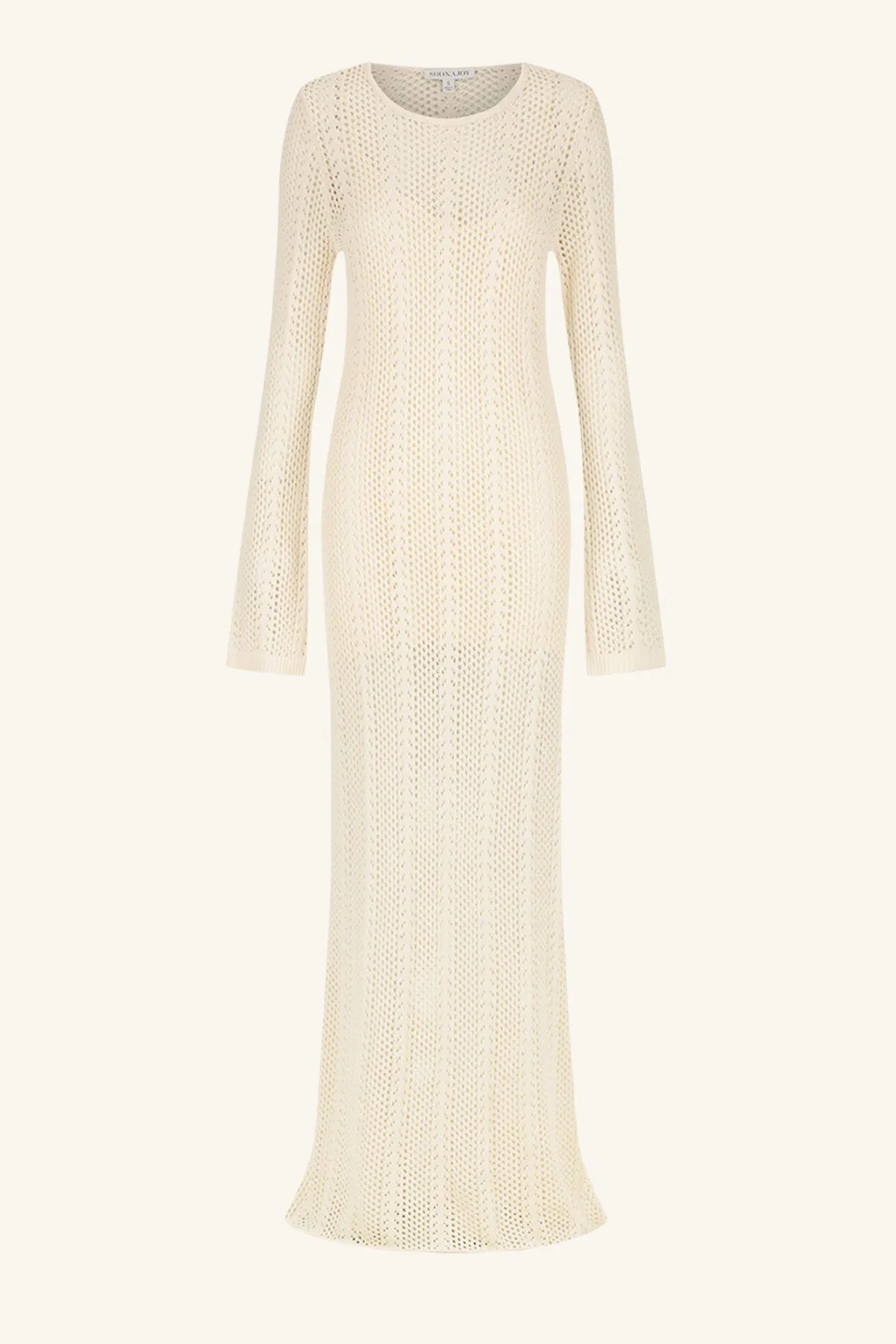 ARLO LONG SLEEVE MAXI DRESS - IVORY