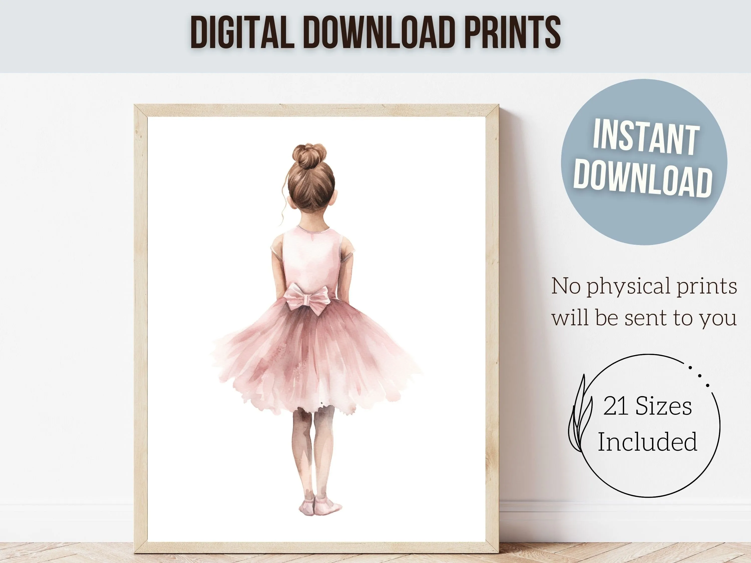 Ballet Nursery Prints - Set 1