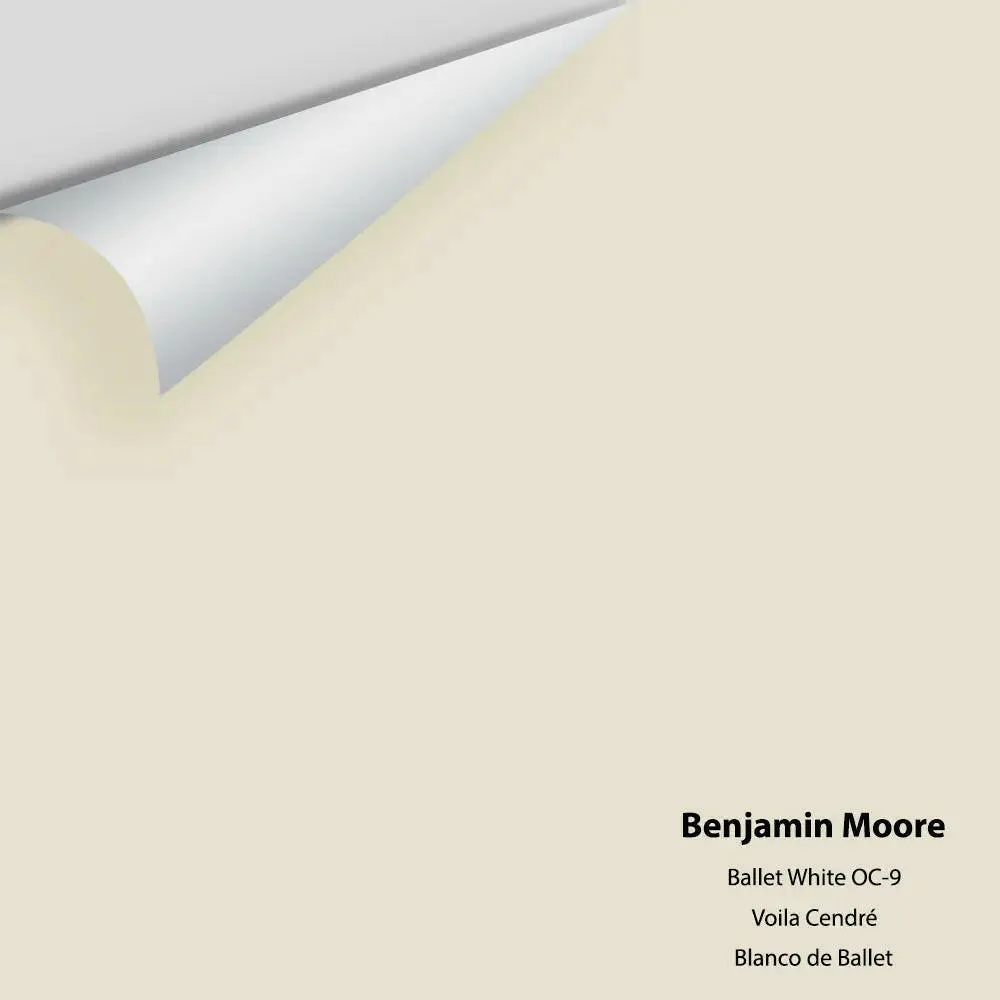 Benjamin Moore - Ballet White OC-9 Colour Sample