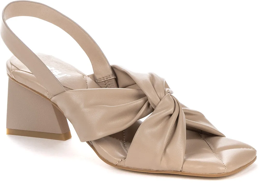 Betsy Light Beige Open Heeled Sandal