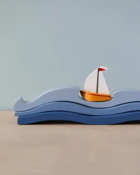 Blue Water and Sail Boat Set