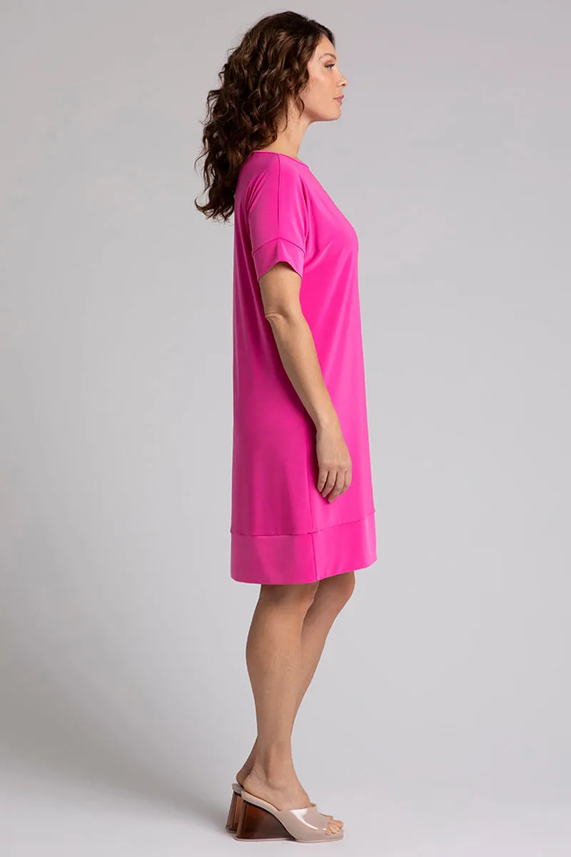 Boat Neck Dress | Peony