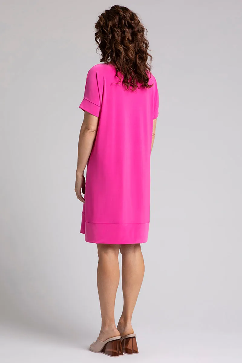 Boat Neck Dress | Peony