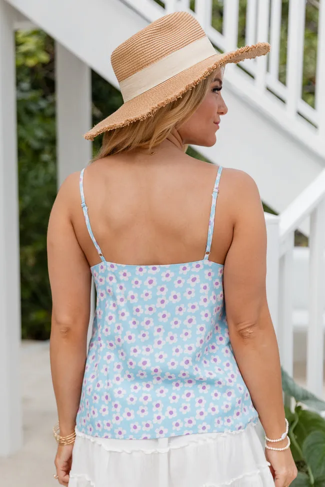 By the Coast in Ditzy Daisy Floral Tank FINAL SALE