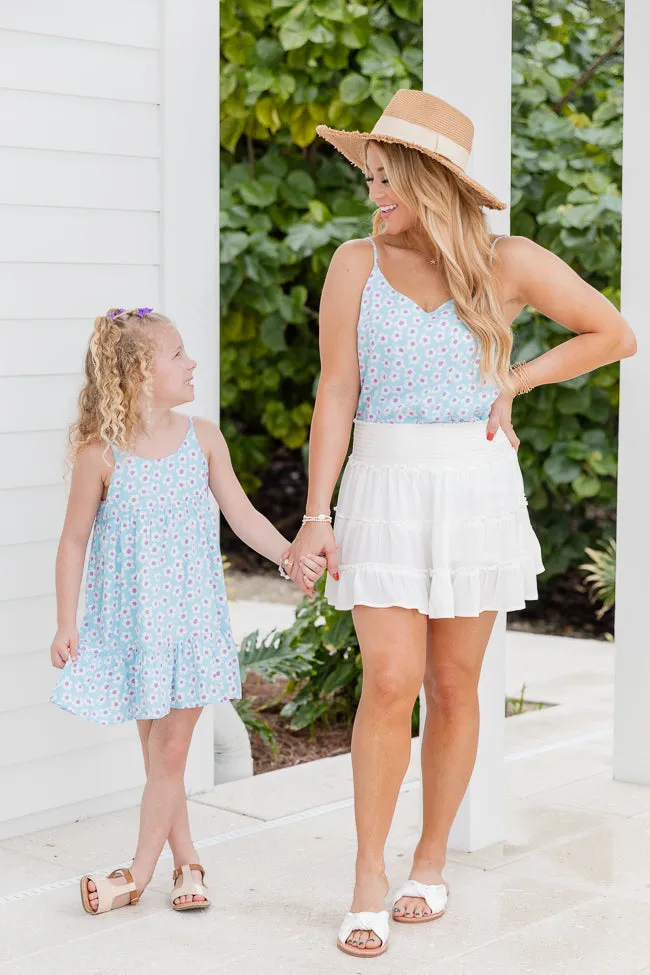 By the Coast in Ditzy Daisy Floral Tank FINAL SALE