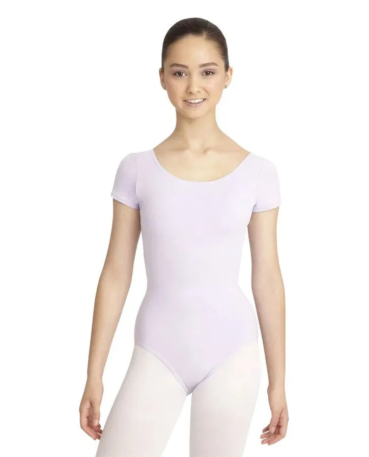 Capezio Women's Short Sleeve Cotton Leotard