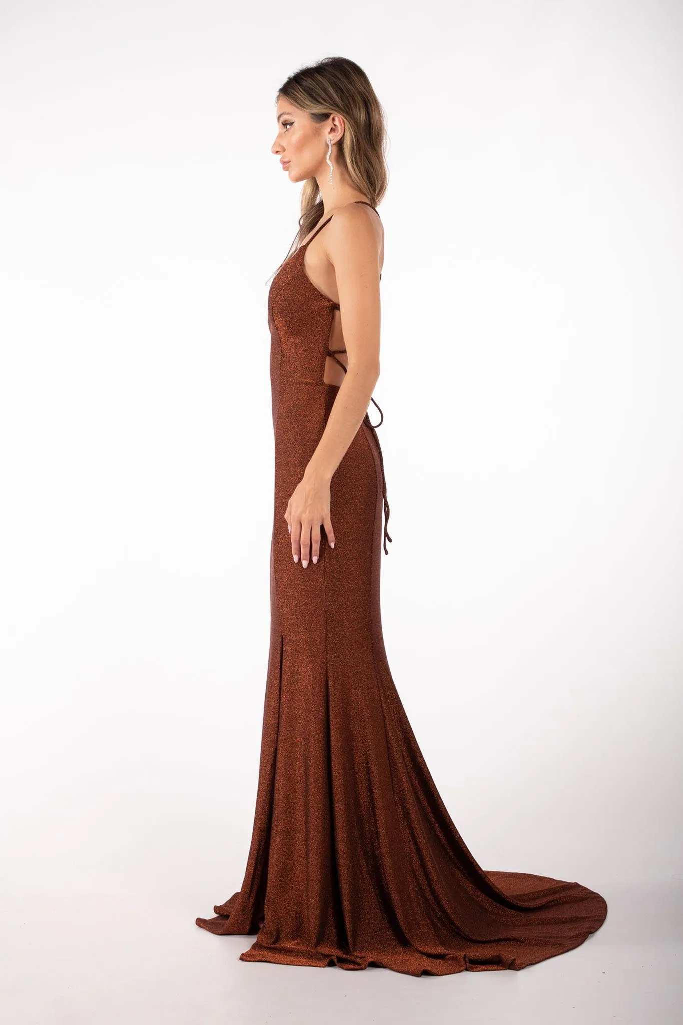 Catherine Gown - Shimmer Copper