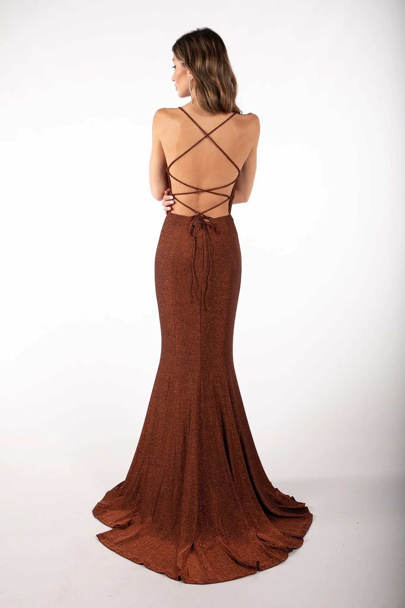 Catherine Gown - Shimmer Copper