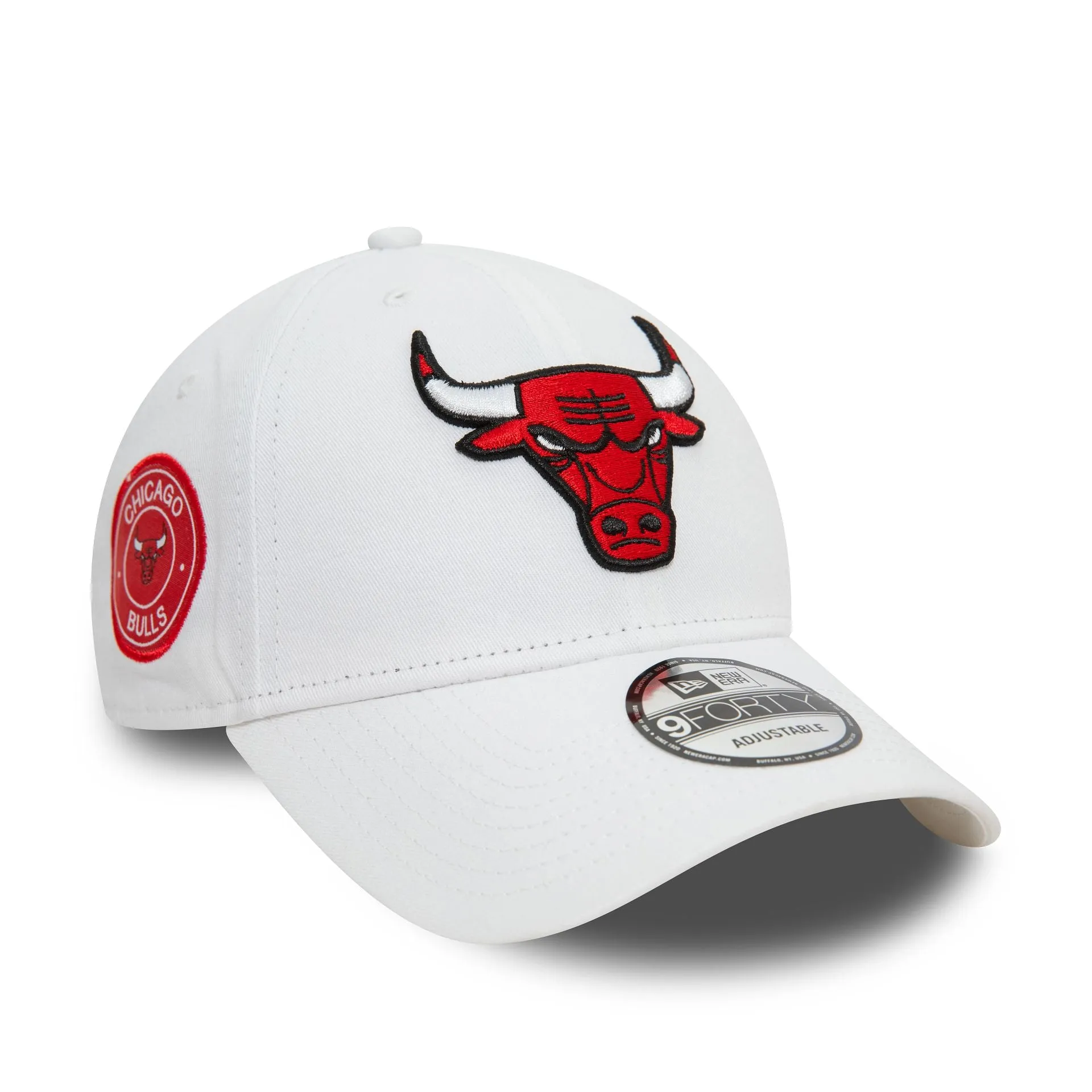 Chicago Bulls NBA White 9FORTY Adjustable Cap