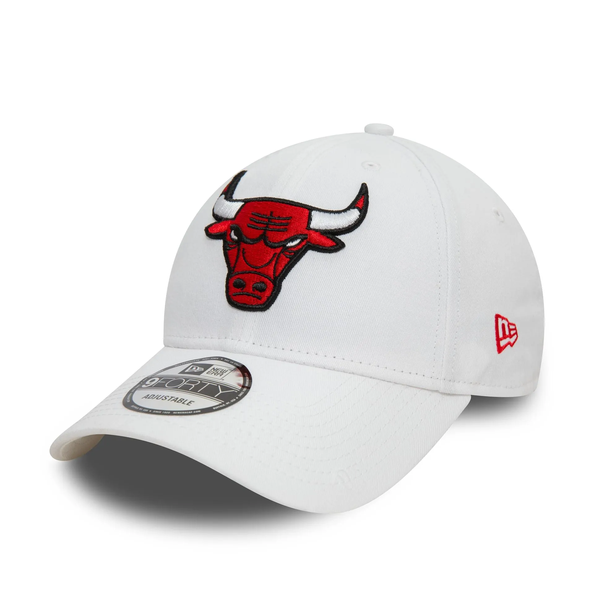 Chicago Bulls NBA White 9FORTY Adjustable Cap