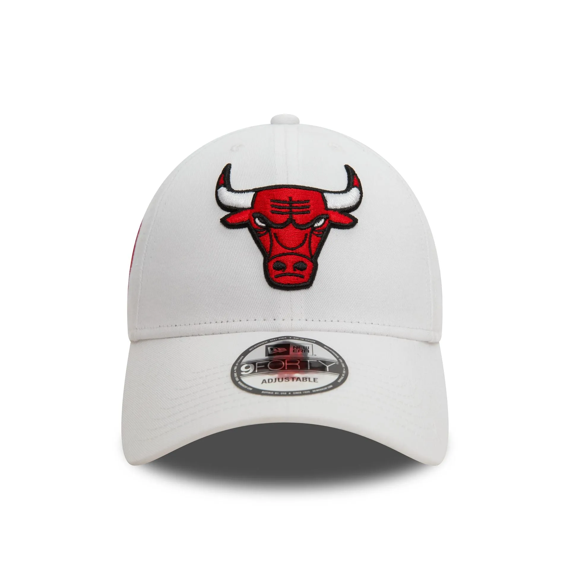 Chicago Bulls NBA White 9FORTY Adjustable Cap