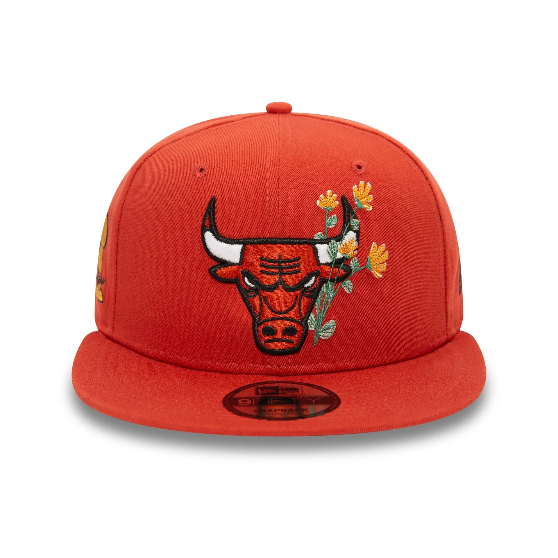 Chicago Bulls Seasonal Flower Copper 9FIFTY Snapback Cap