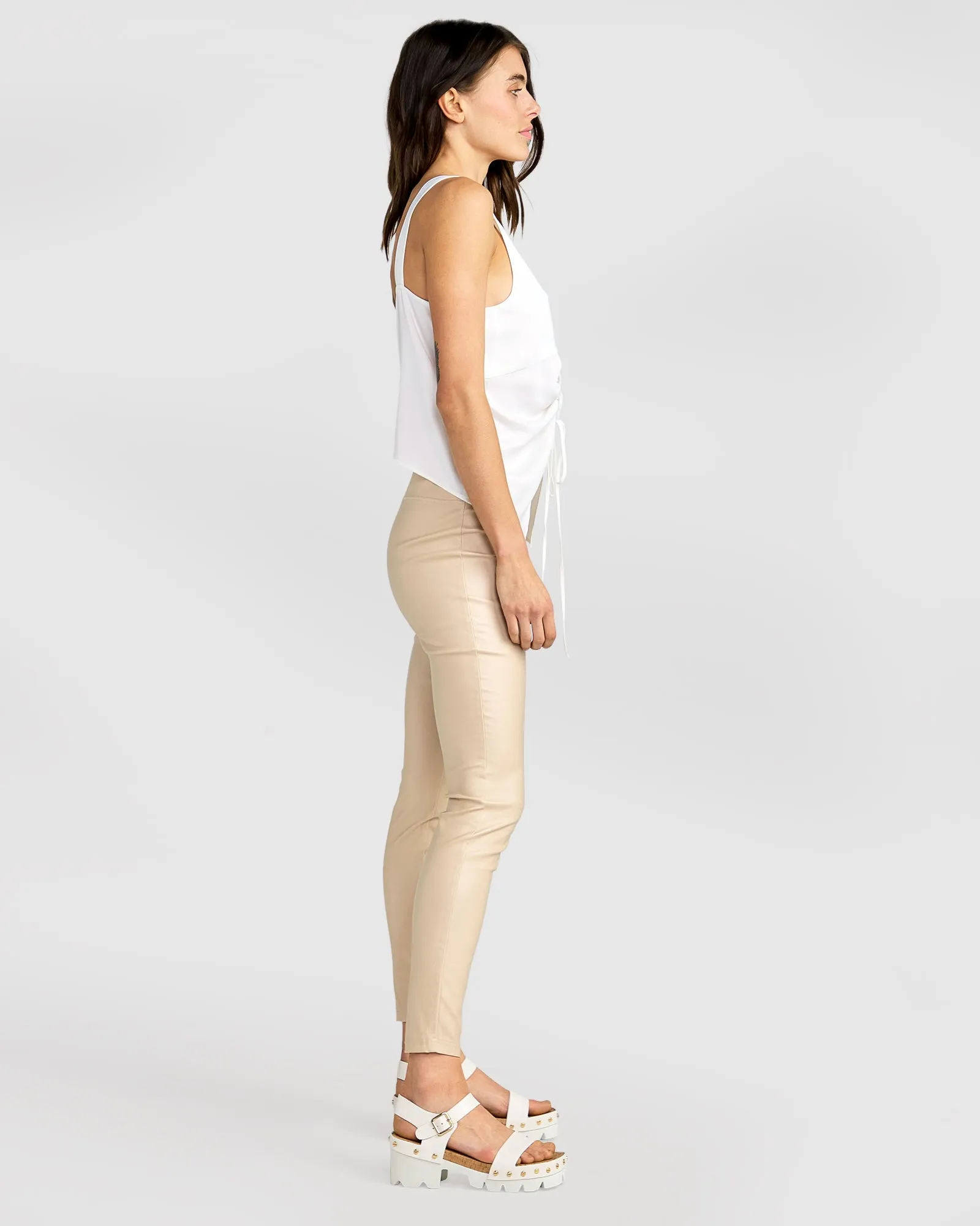 City Slicker Coated Legging - Sand