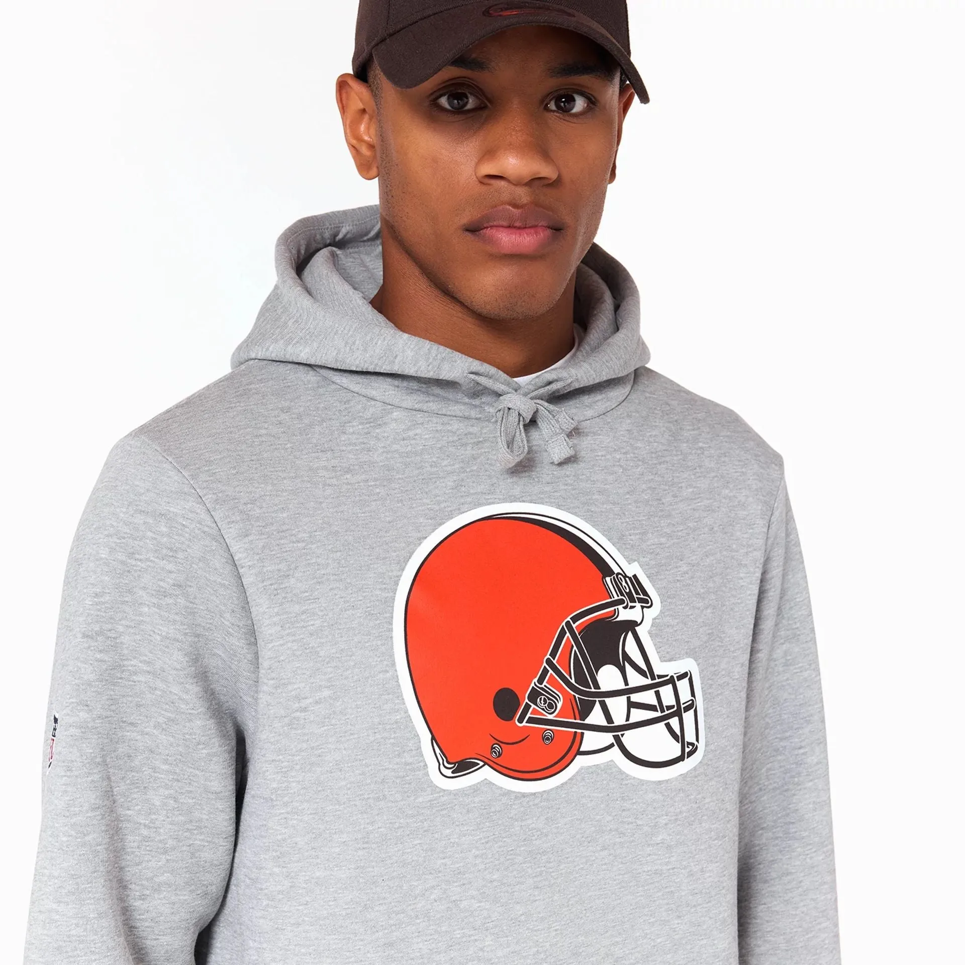 Cleveland Browns NFL Grey Pullover Hoodie