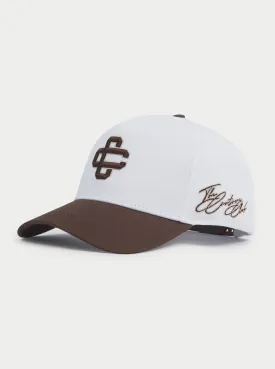 COLOUR BLOCK CAP - BROWN