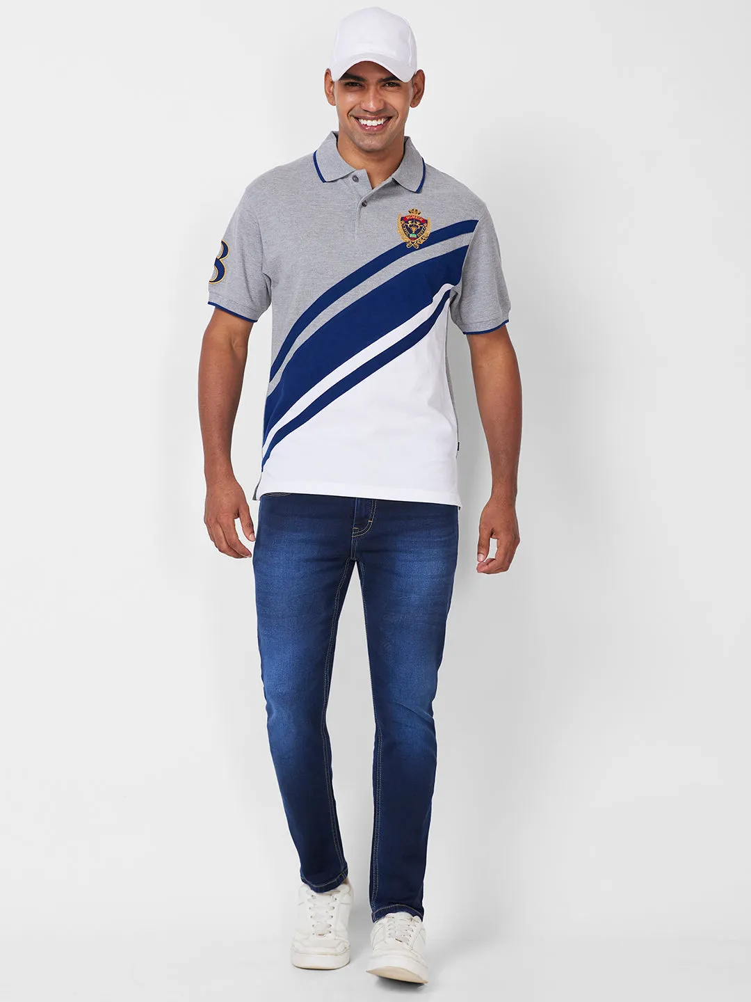 Colour Block Polo