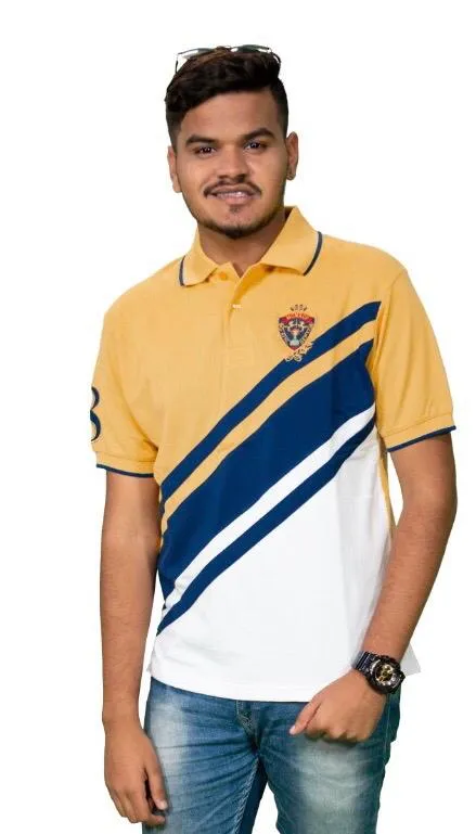 Colour Block Polo