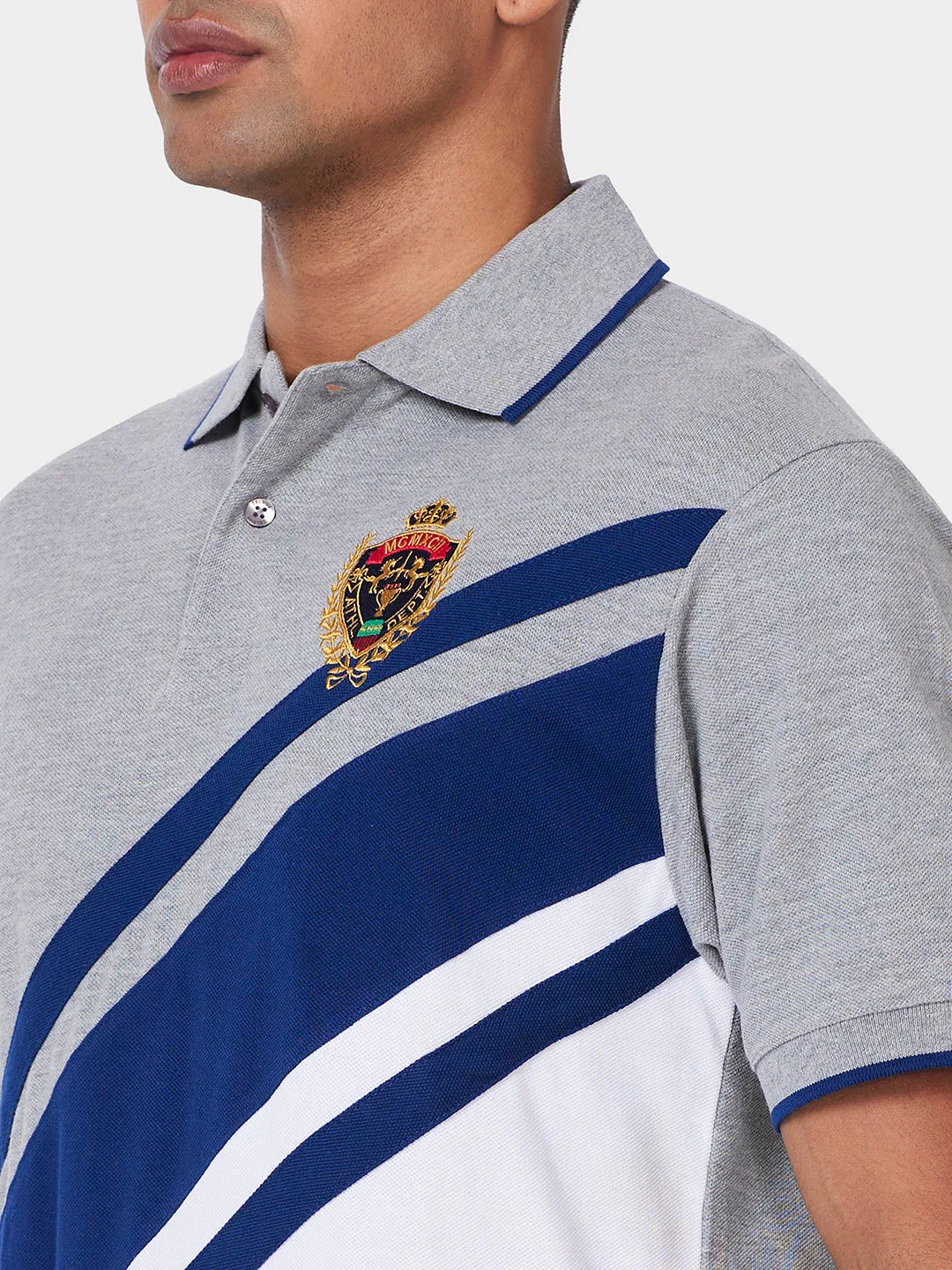 Colour Block Polo