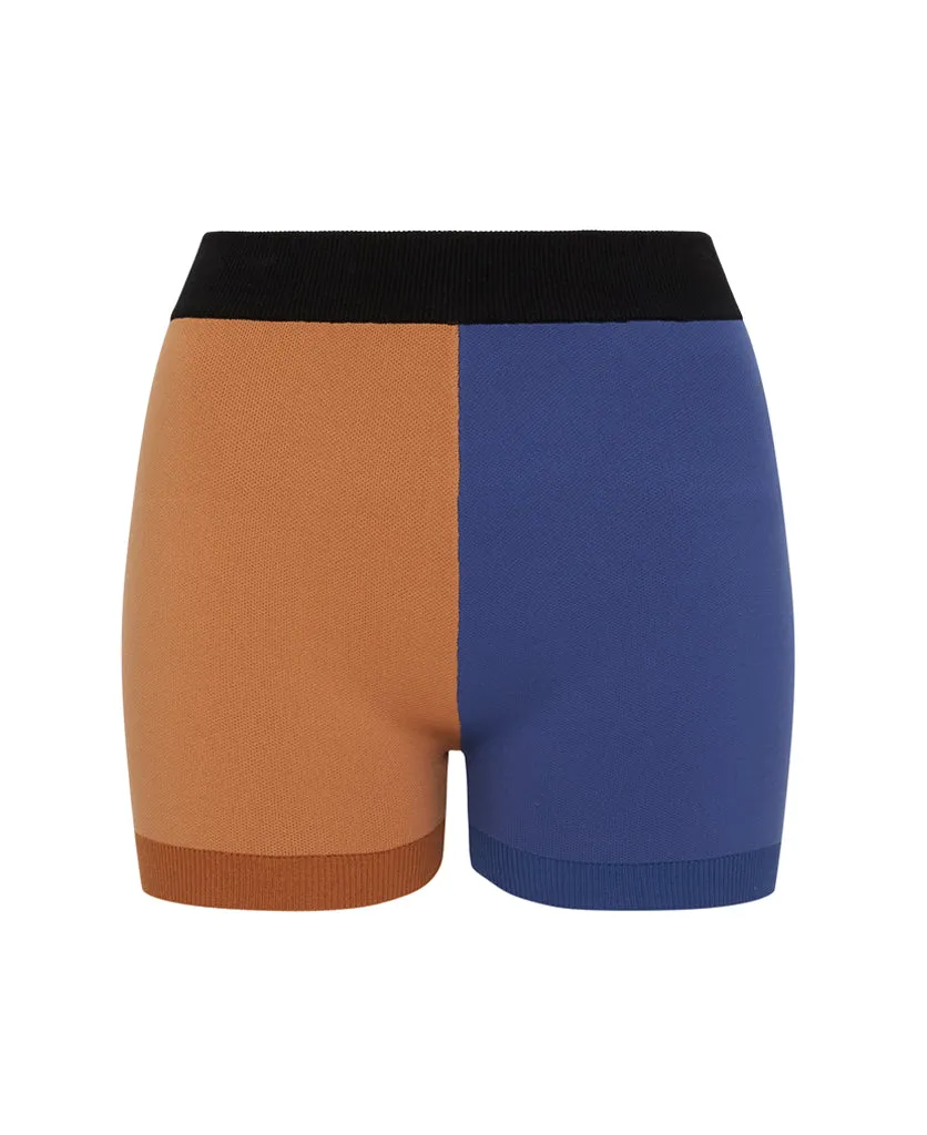 COLOUR BLOCK YONI SHORT