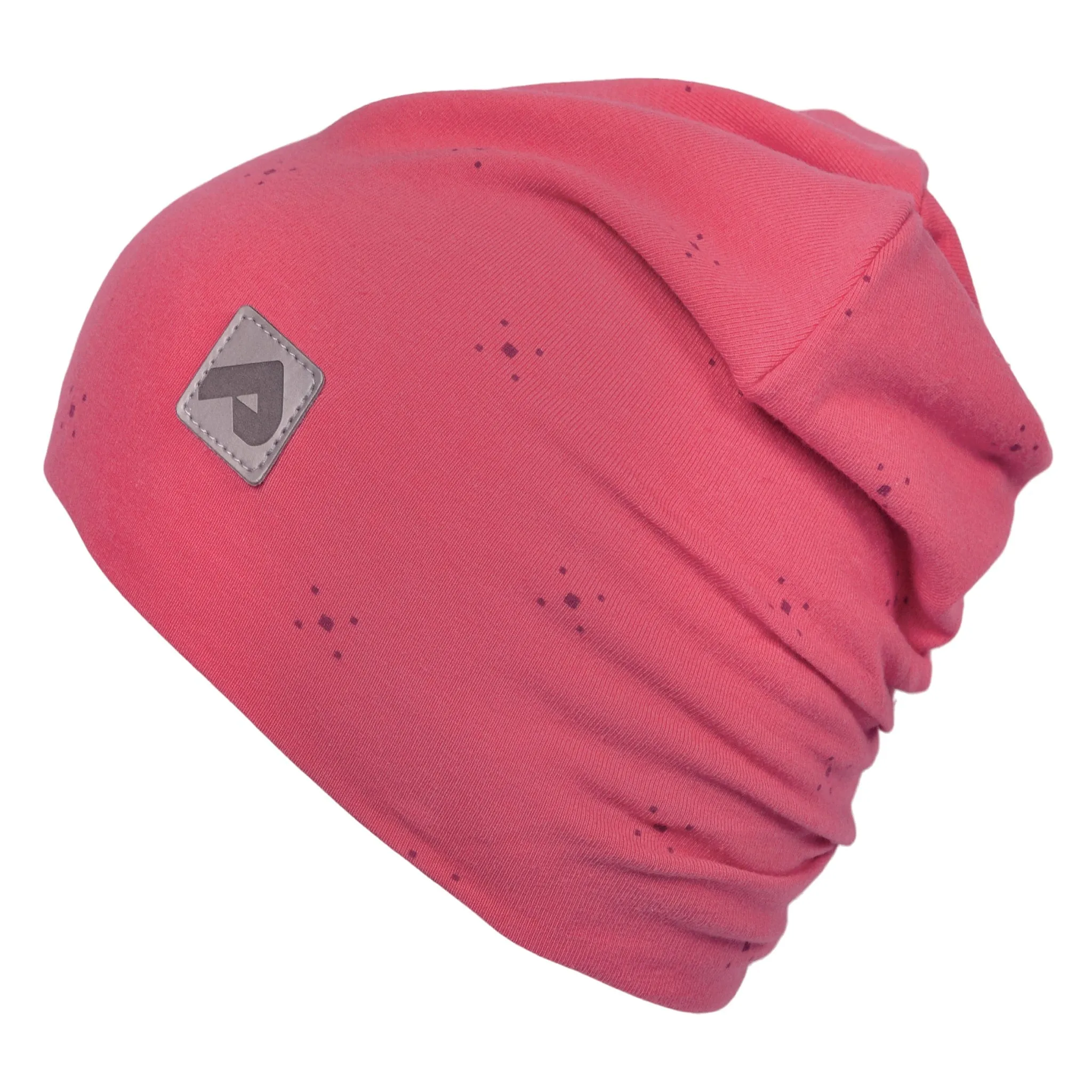 Cotton beanie - Pink Squares