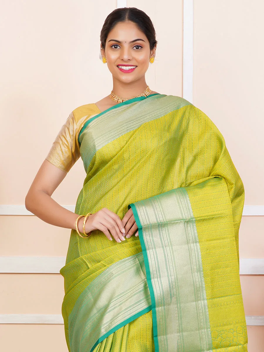 Couple Combo Full Sleeves Shirt with Dhoti & Saree Set Green