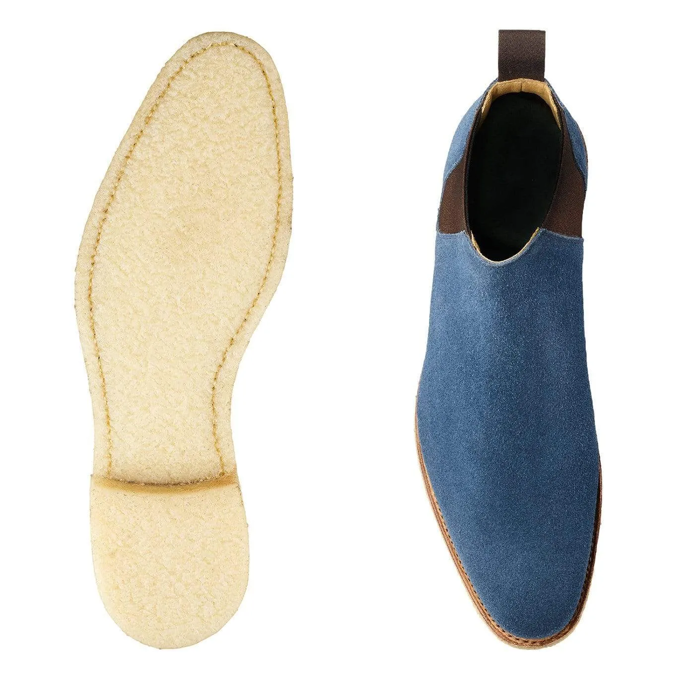 Cranleigh Mid-Blue Suede