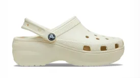 Crocs WOMEN'S CLASSIC PLAFORM CLOG Bone