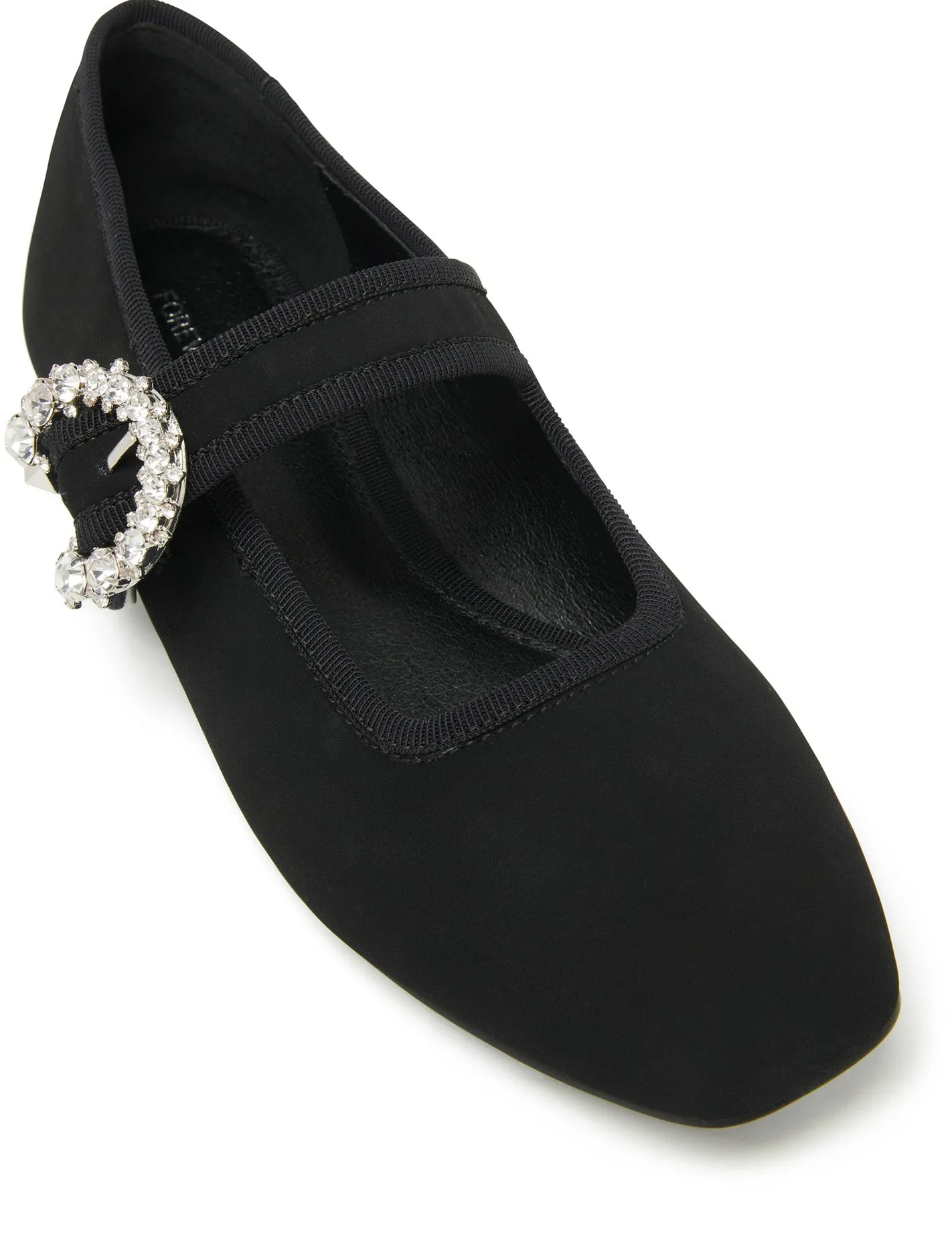 Daisy Diamante Buckle Flat