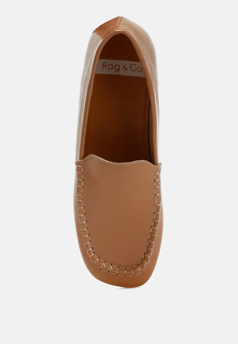 Dama  Patent Pleather Loafers