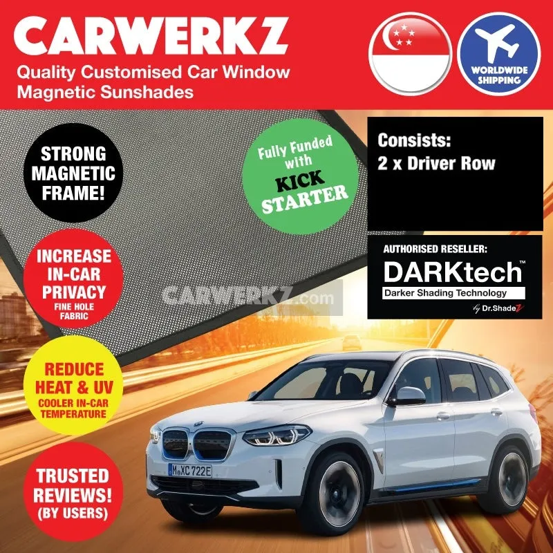 Dr Shadez DARKtech BMW IX3 Electric 2021-Current (G08) Germany Electric SUV Customised Window Magnetic Sunshades