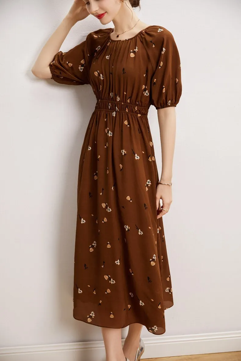 FashionSierra - 100% Natural Silk Women's Dresses