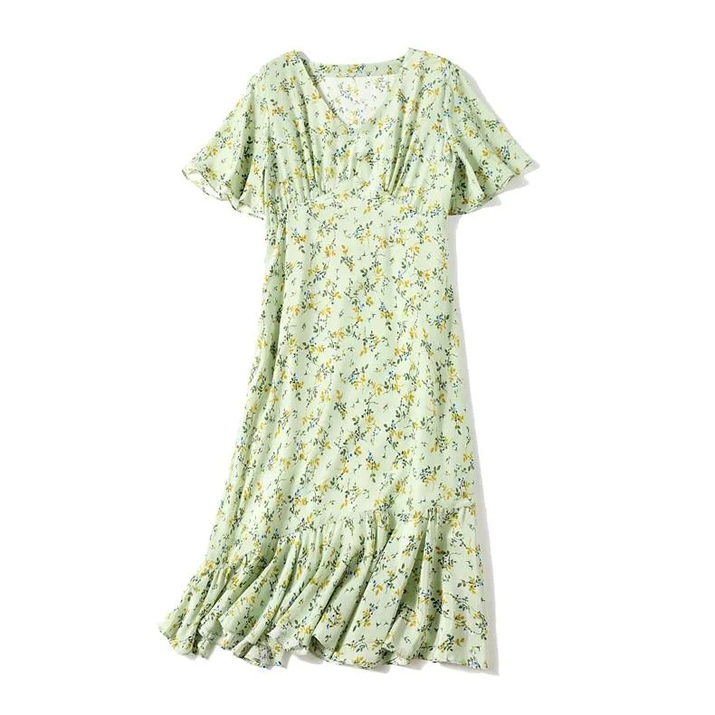 FashionSierra - 100% Natural Silk Women's Dresses