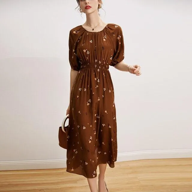 FashionSierra - 100% Natural Silk Women's Dresses