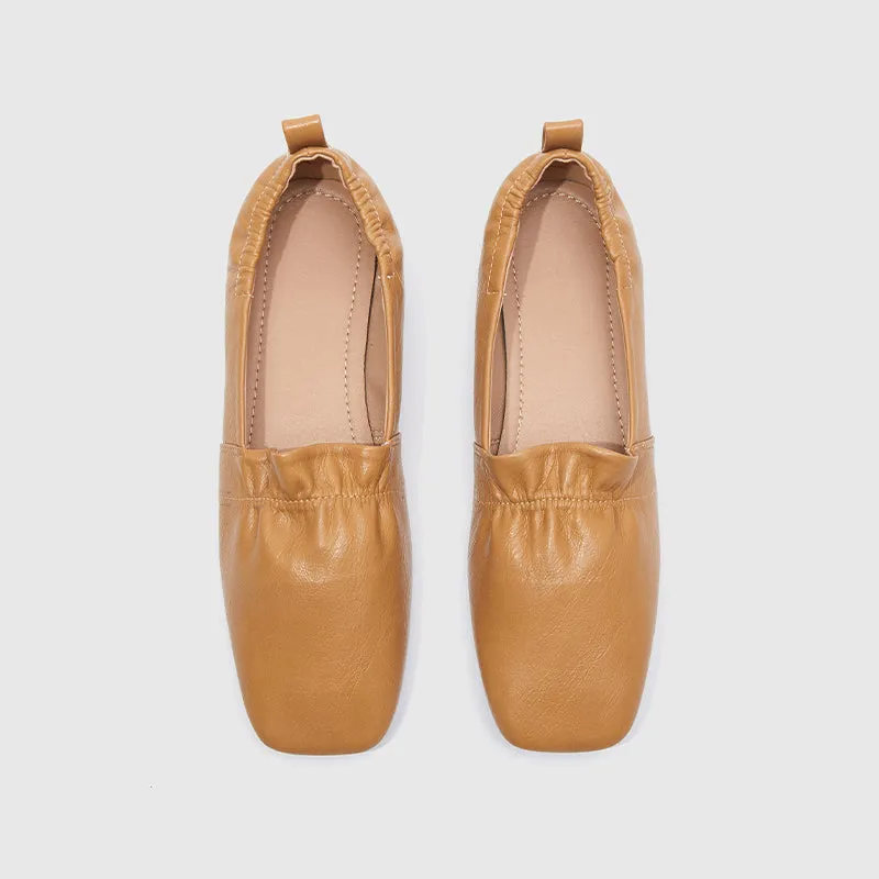 Flats Square Toe Loafers