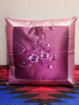 Floral Silk Pillowcase